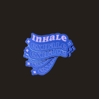 Inhale/Exhale Sticker